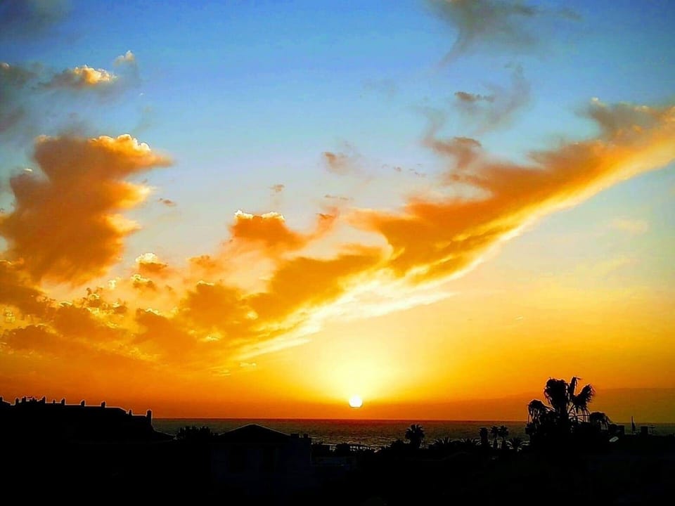 Sunset..view from terrace 