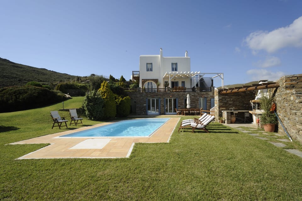 Enjoy a private pool and BBQ at our luxury Villa Helias.