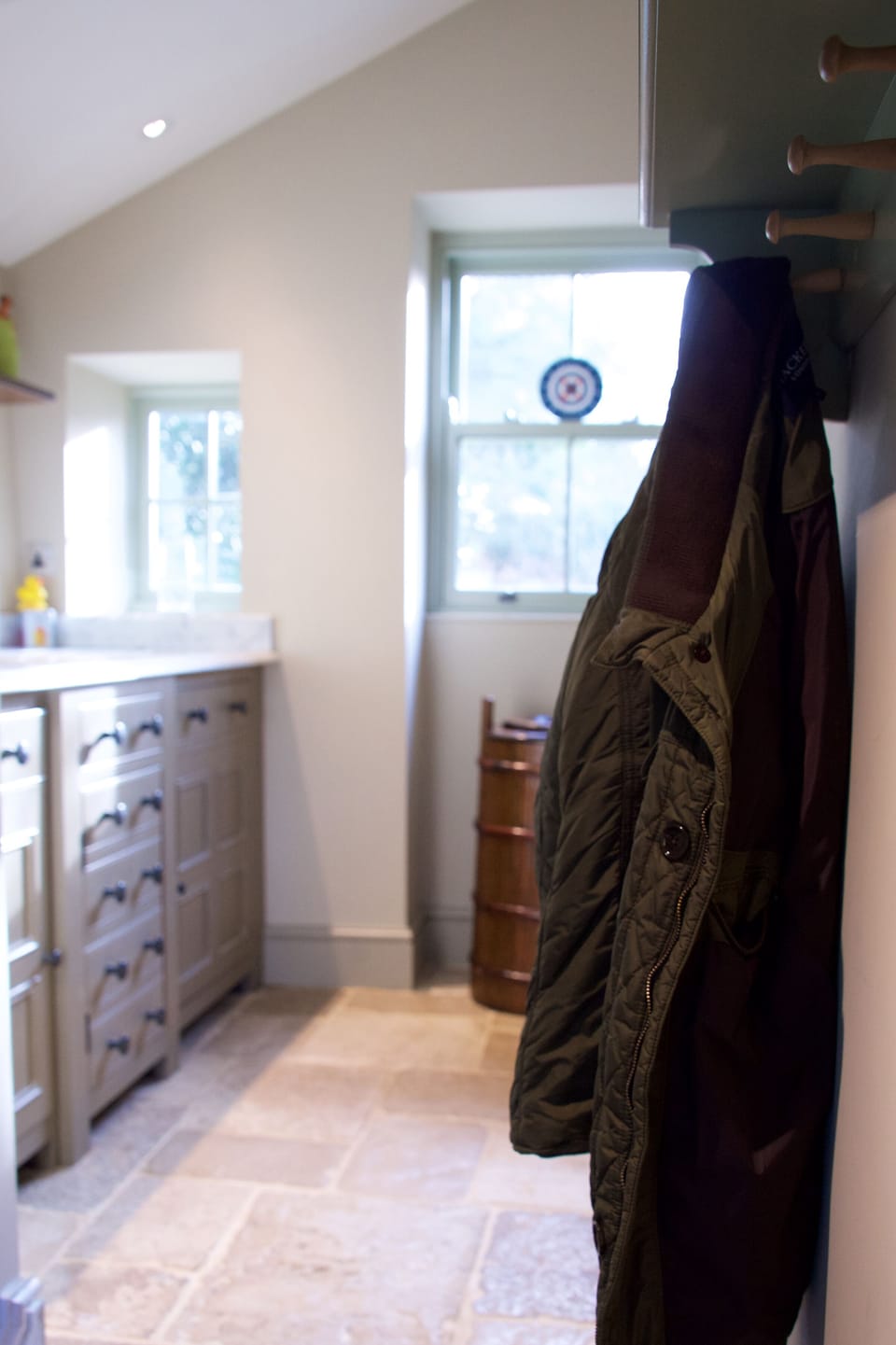 Utility room off the kitchen.