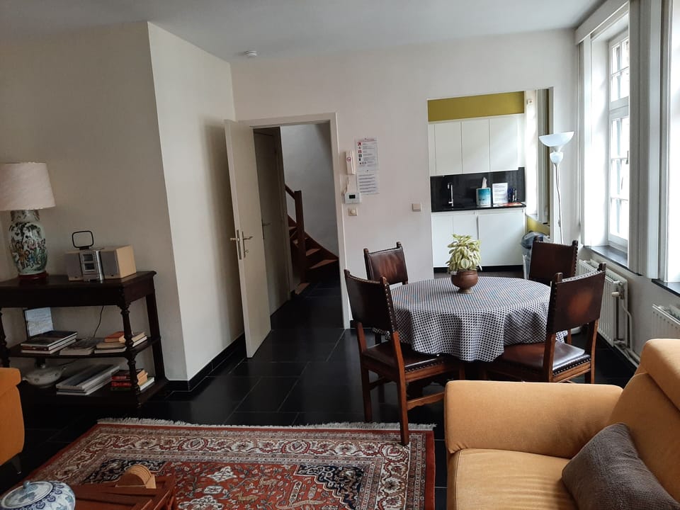 living eethoek open keuken 