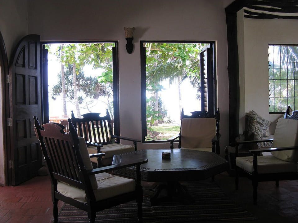 Indoor seating area