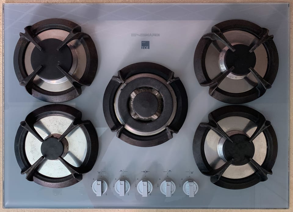 Stone gas stove