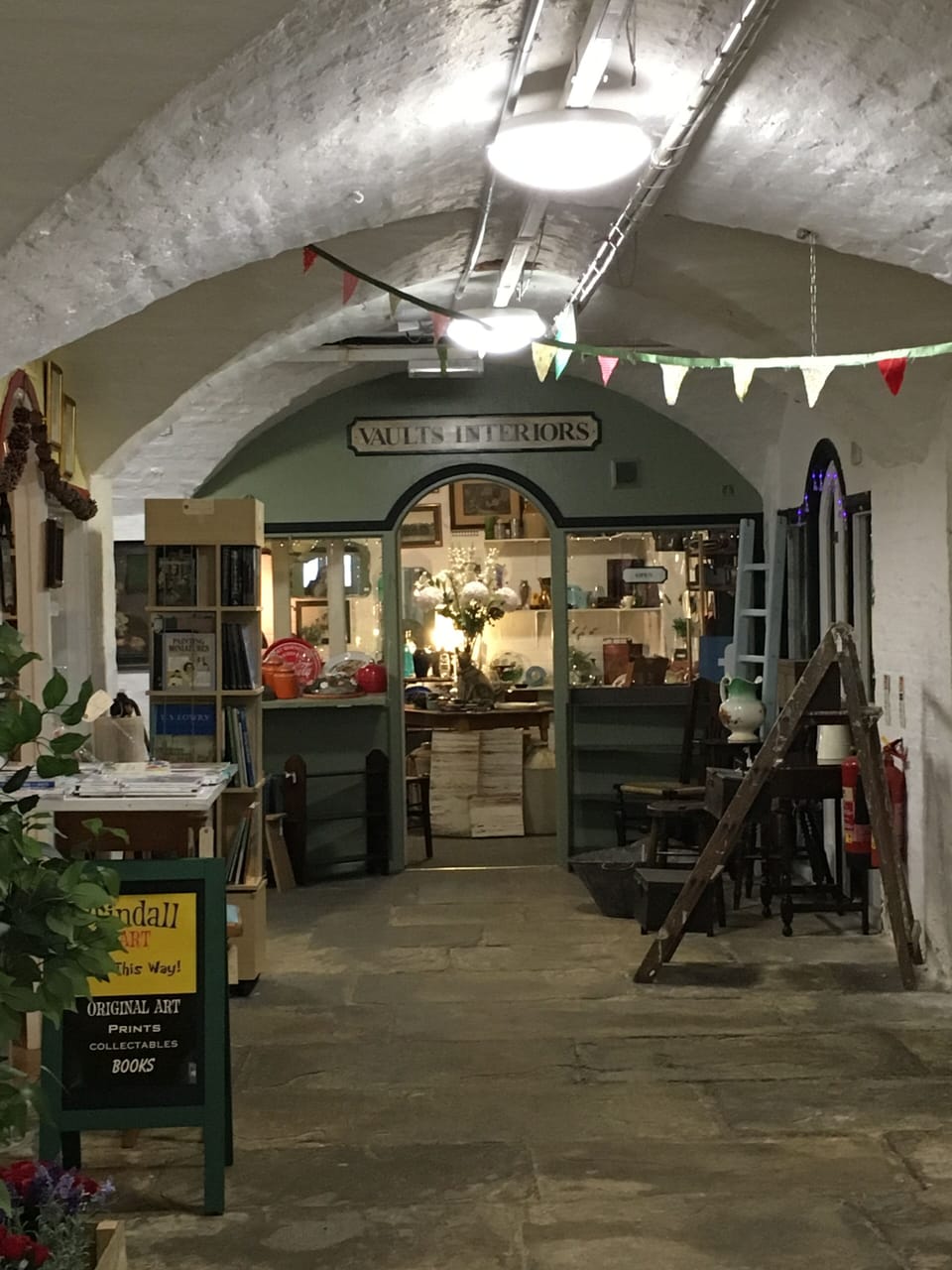 The vintage shops in the Market Vaults are full of treasures, minutes from GC.