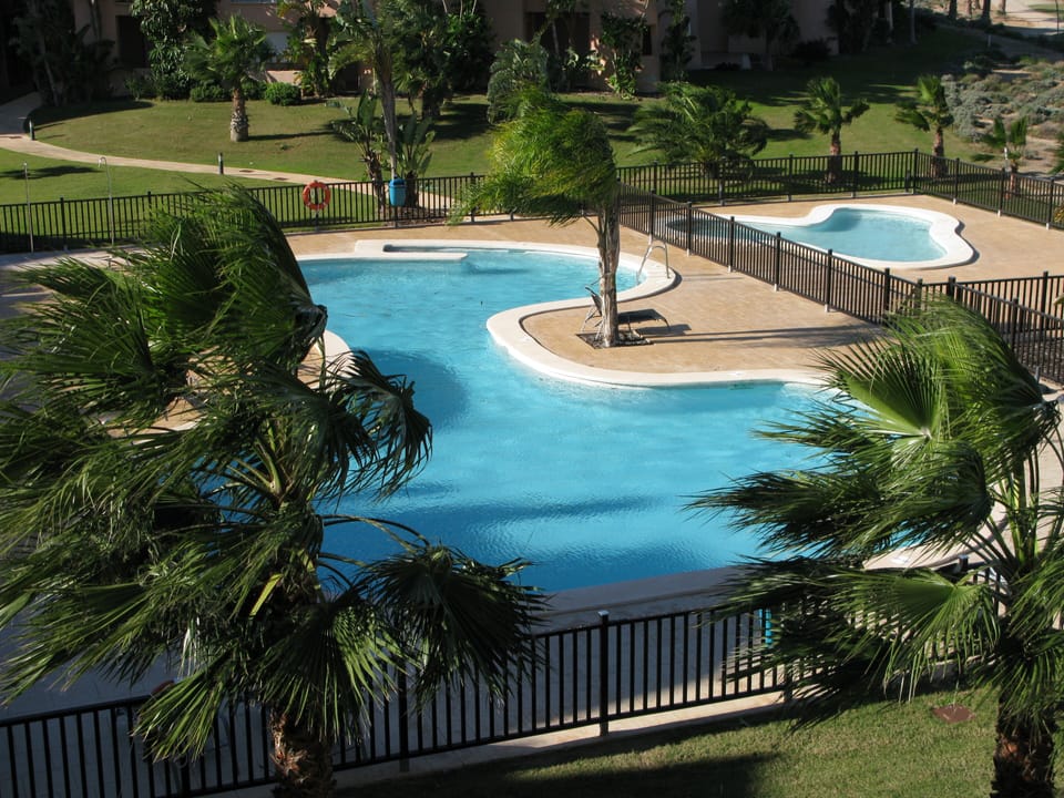 Pool view from the terrace