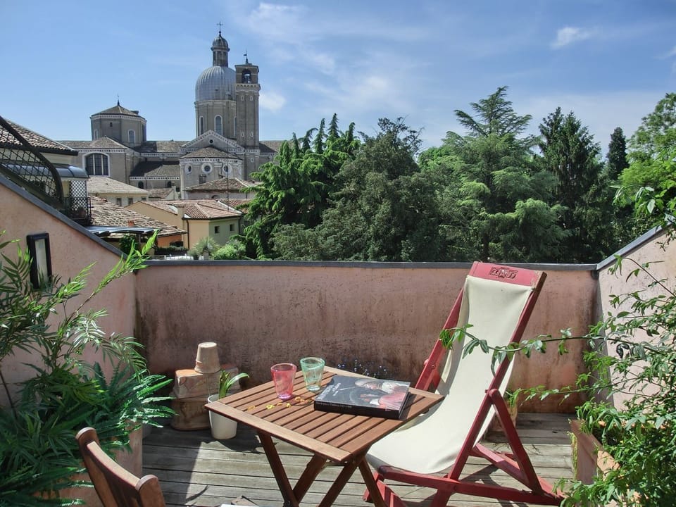 The terrace and the view
