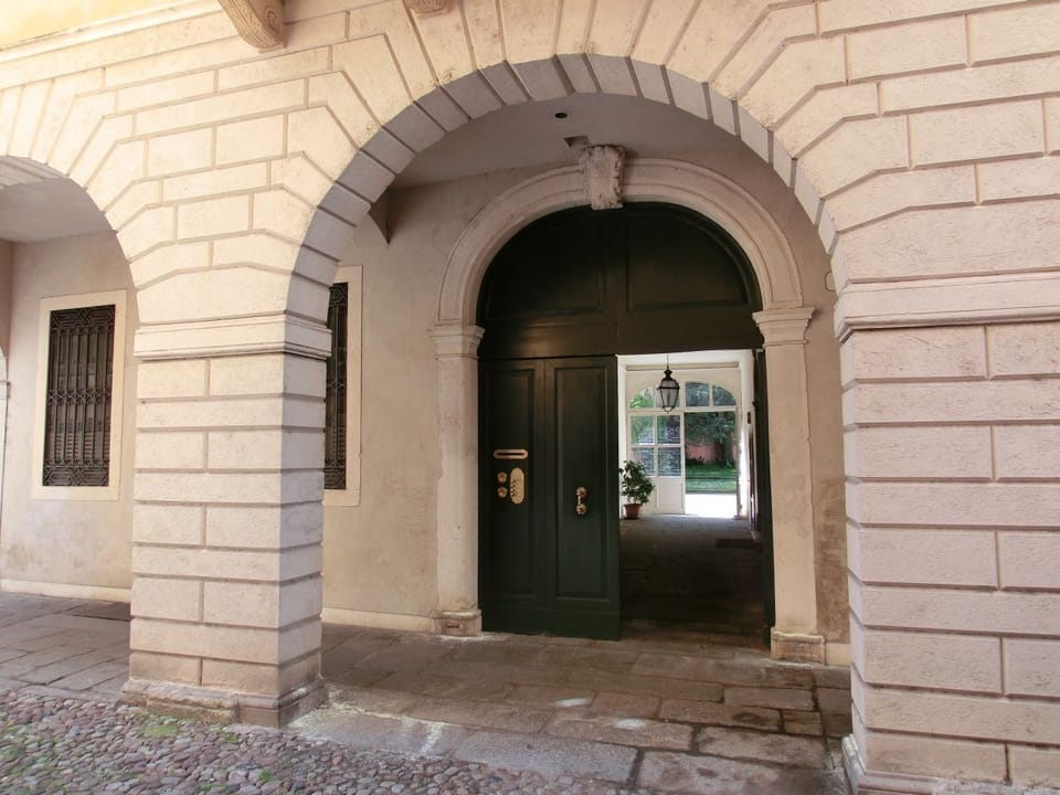 The entrance