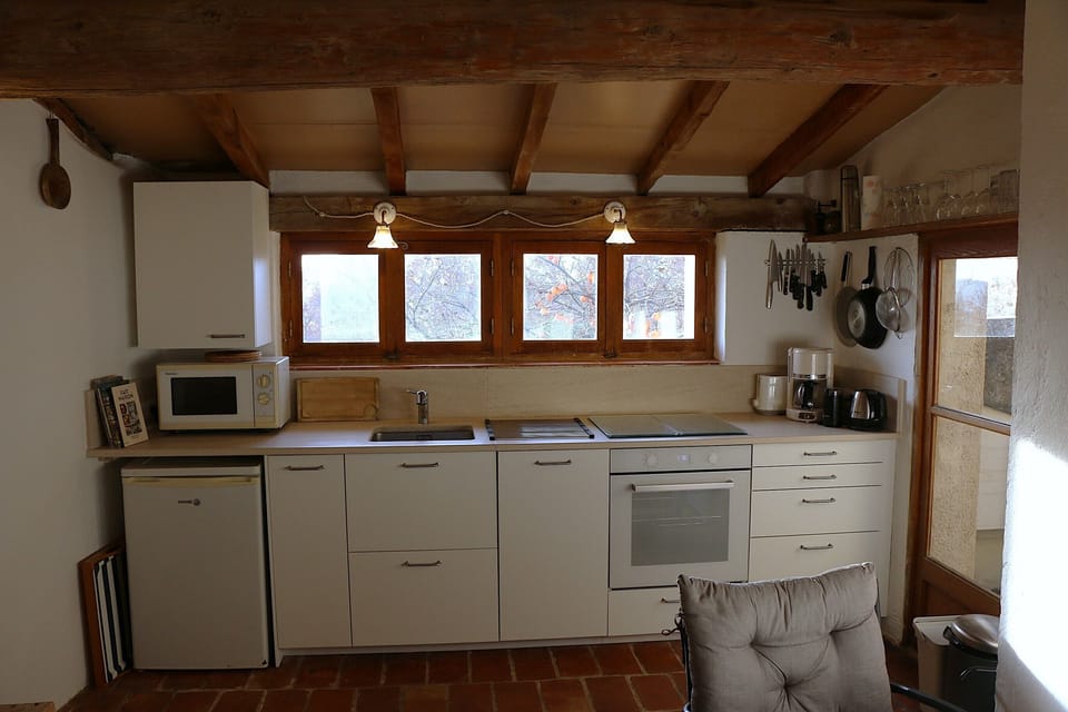 Upstairs kitchen area