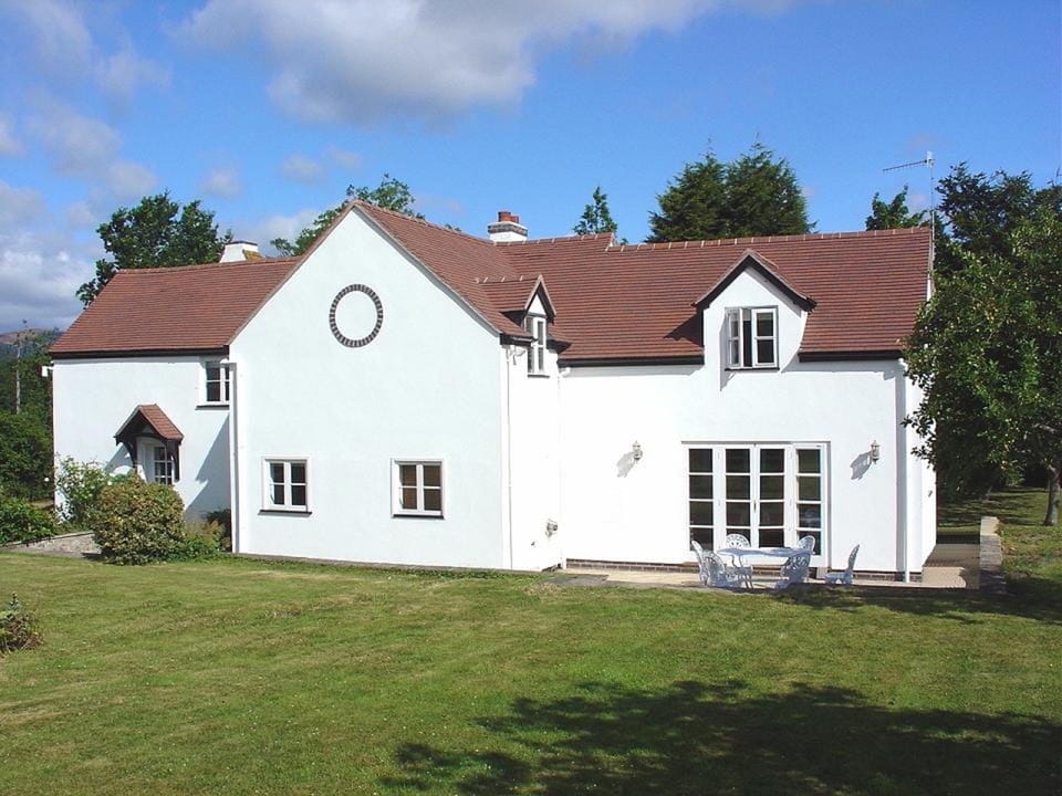 Terrace for summer BBQ's and the 'croquet' lawn