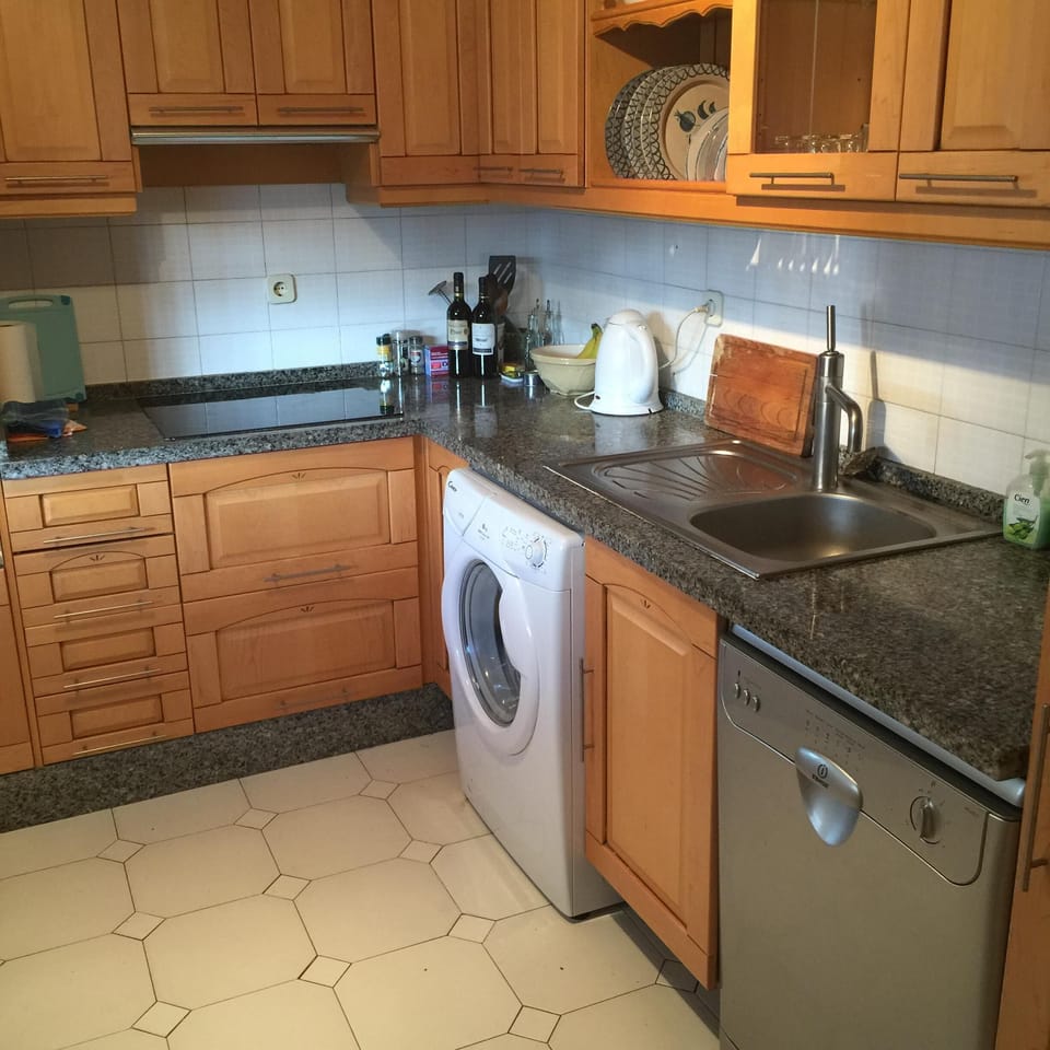 The ceramic hob, washing machine and dish-washer