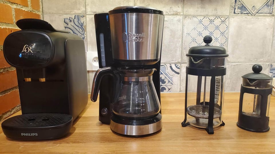 Choice of coffee maker!