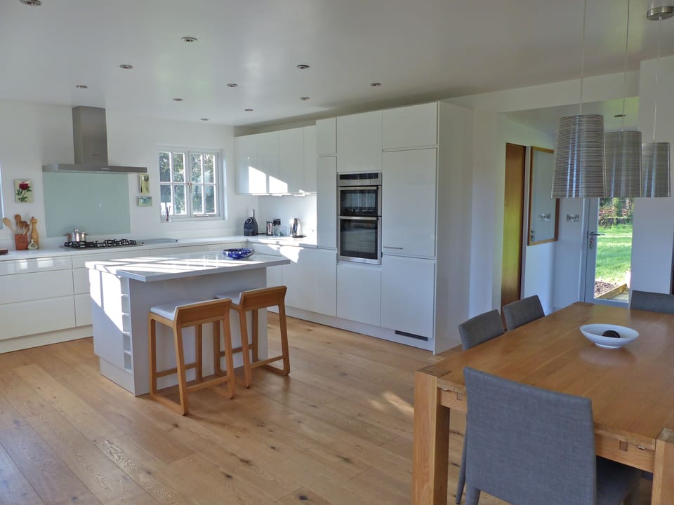Large well equipped bespoke cooks kitchen.