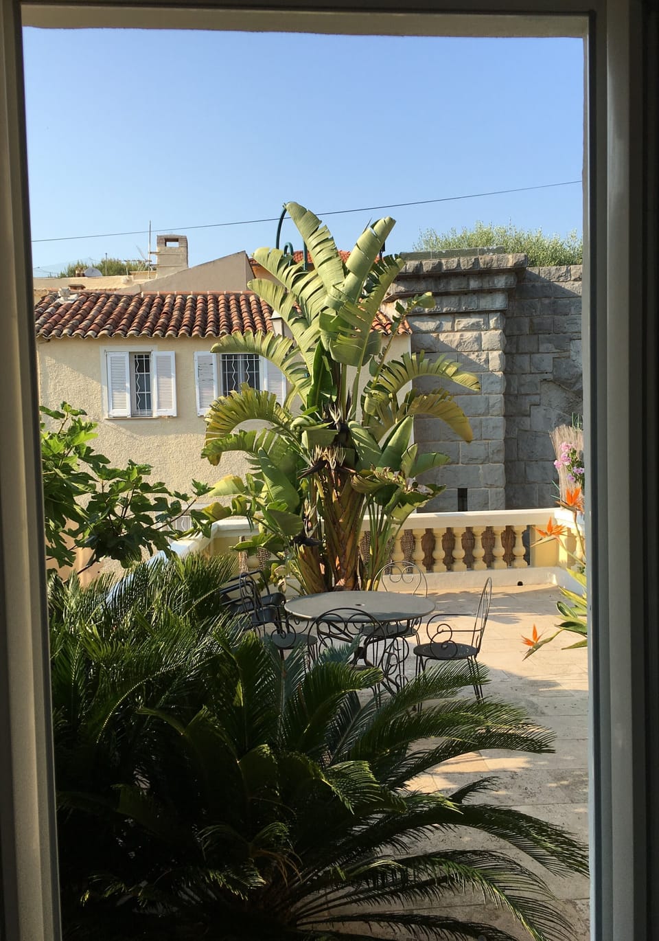 View of terrace from living room