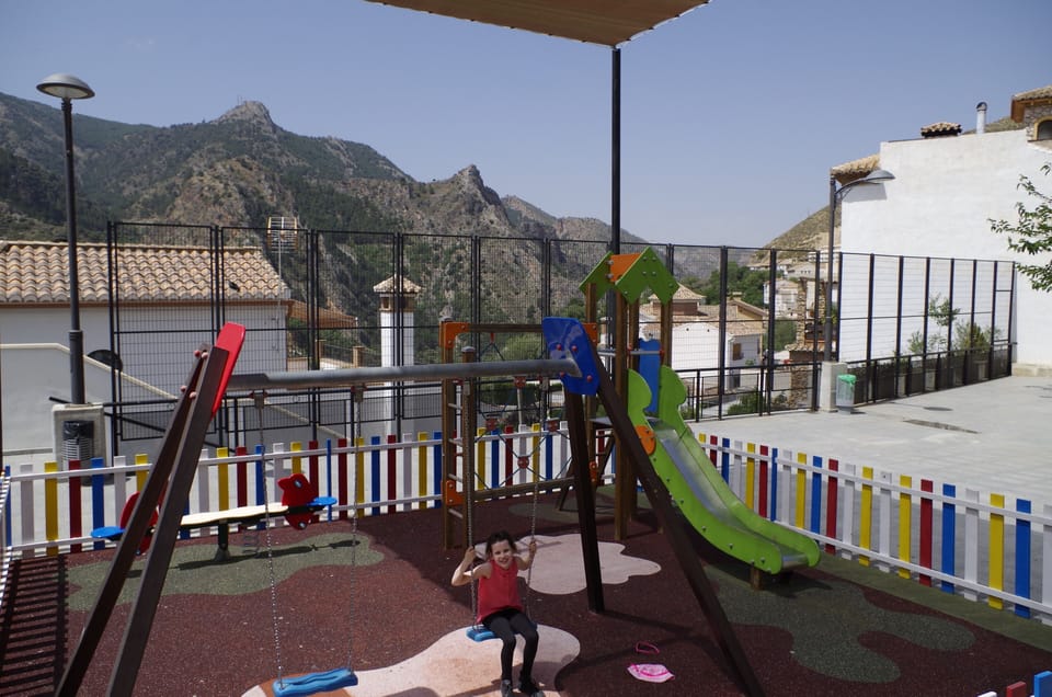 Local small playground and attractive square just a few steps from the penthouse