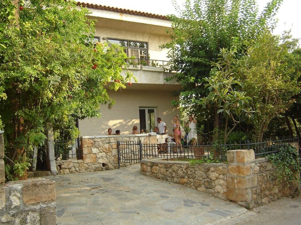 front yard and main entrance