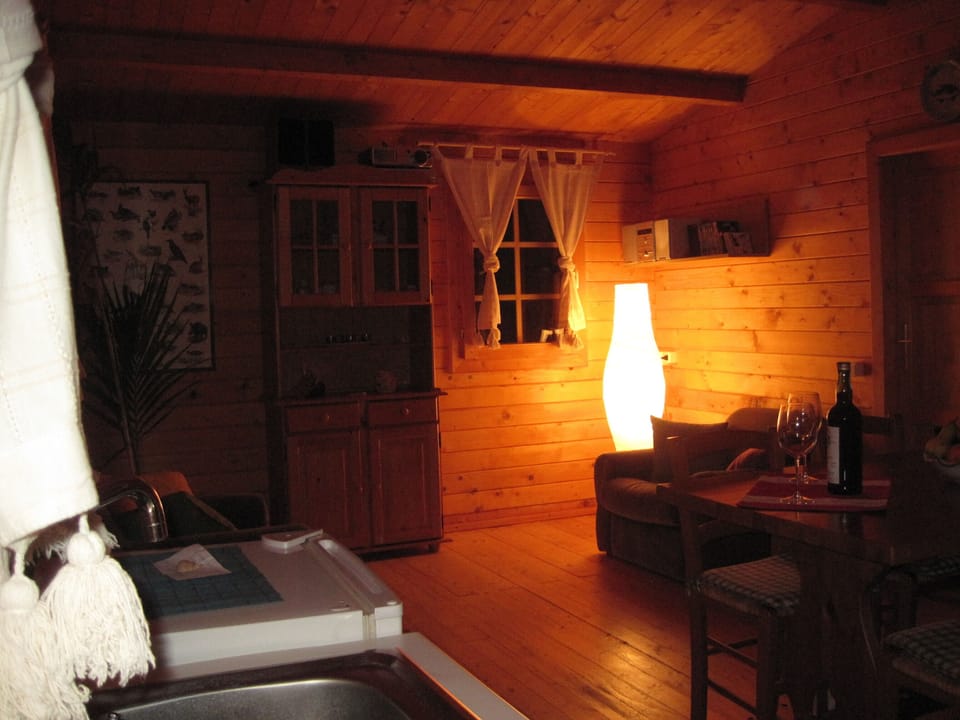 Living room in the night