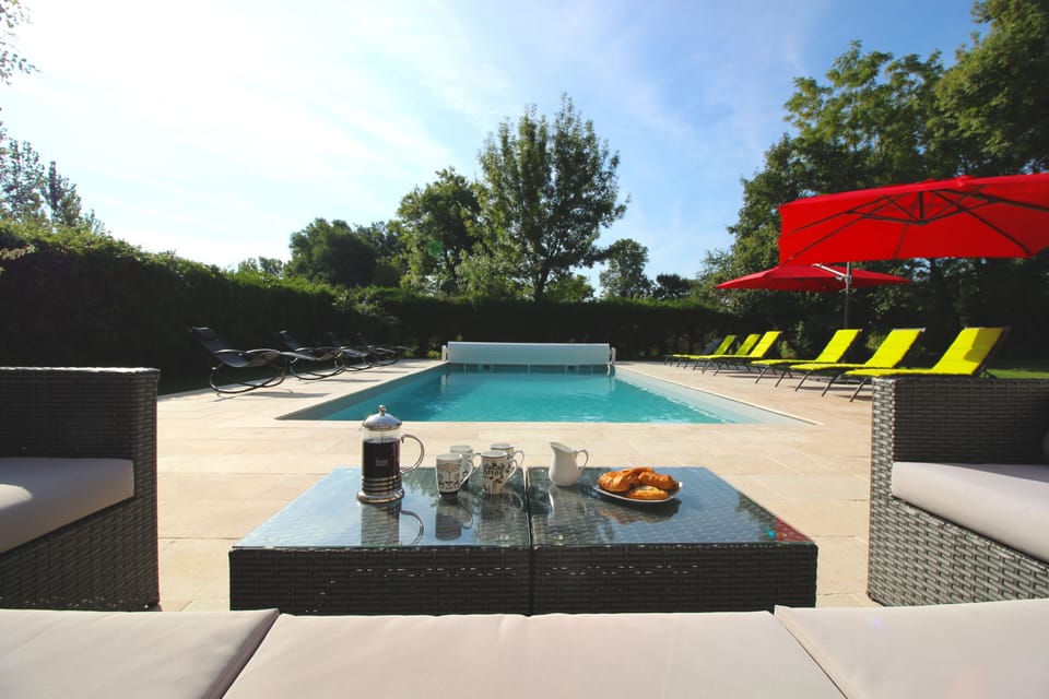Relax in style by the 11m x 5m heated pool