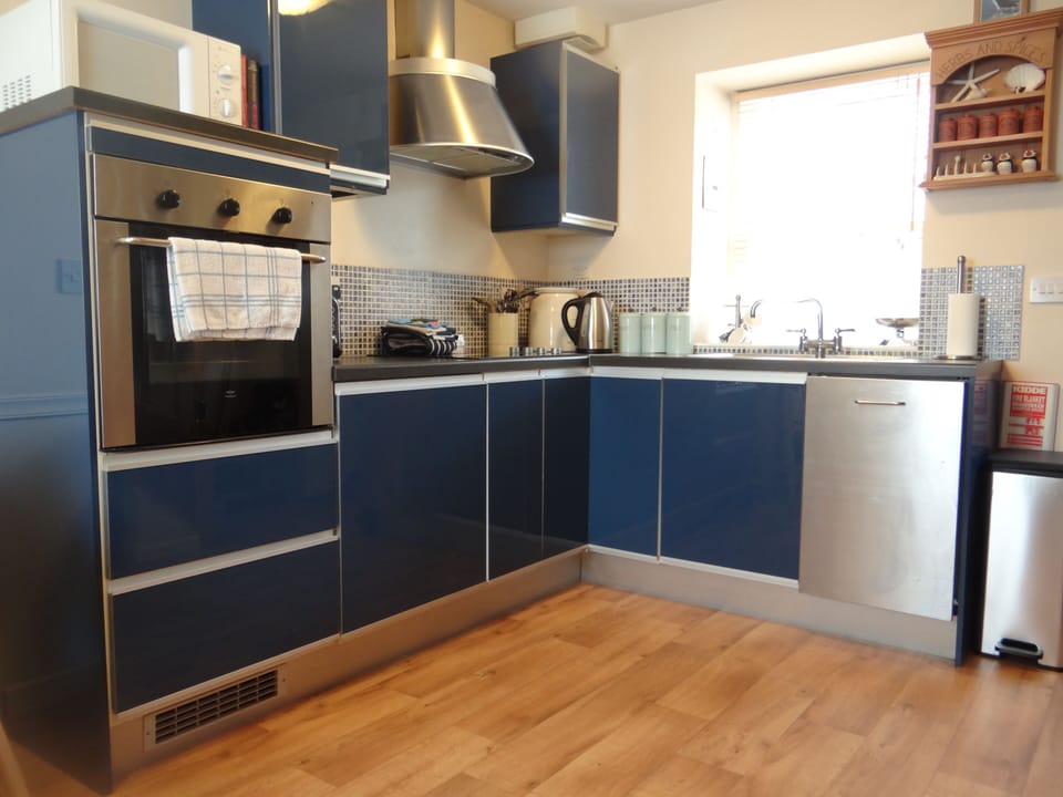 A well-equipped kitchen