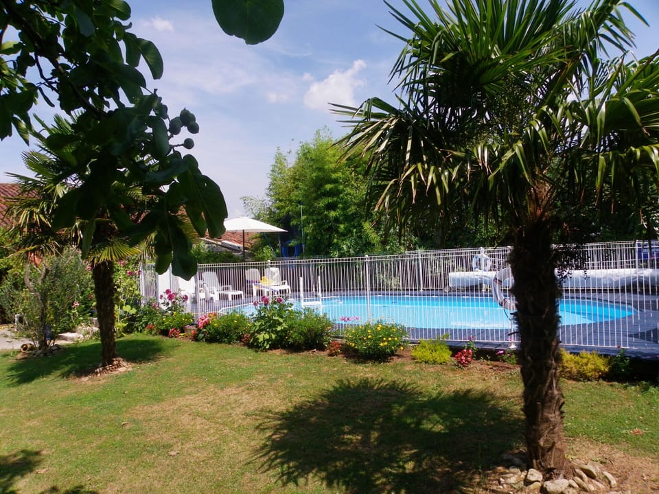 secured pool area 