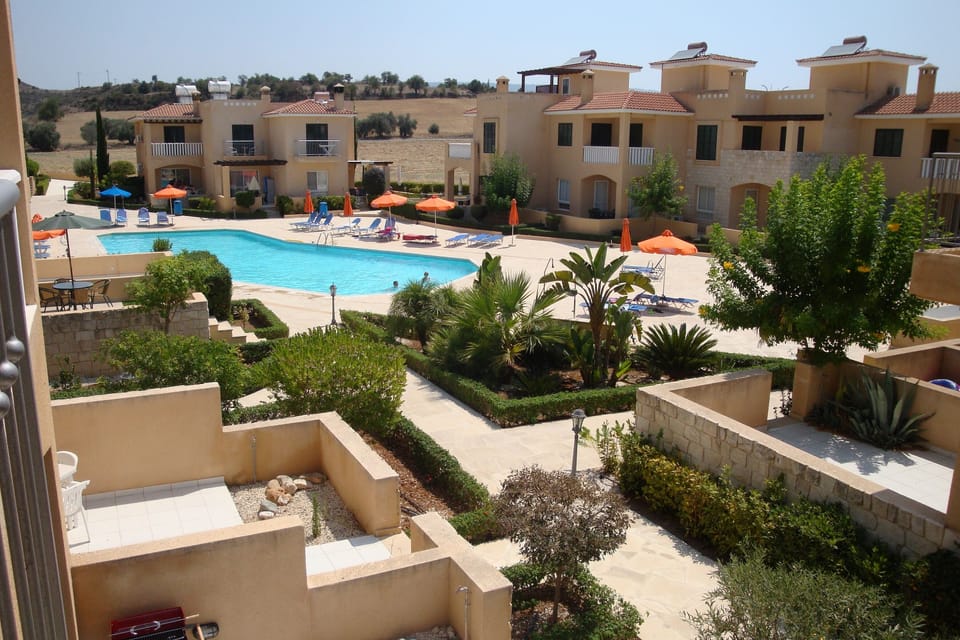 Large pool set around lovely gardens