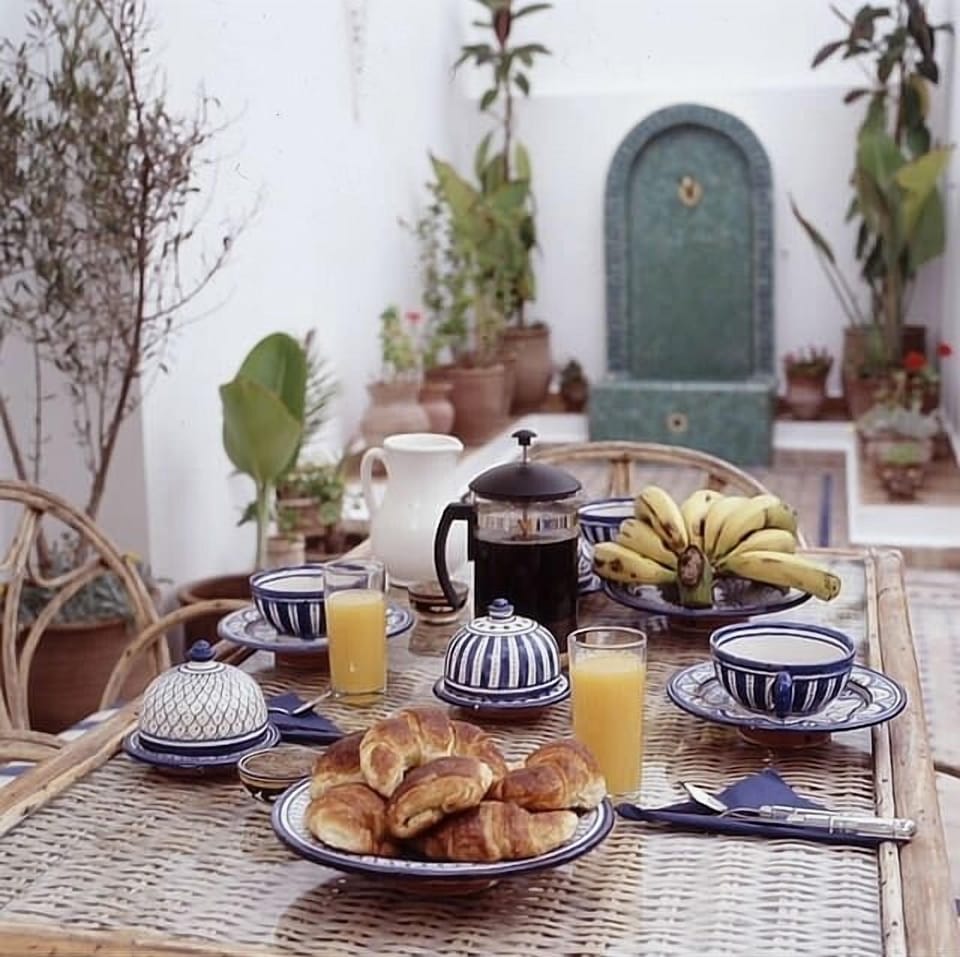Breakfast on the roof terrace