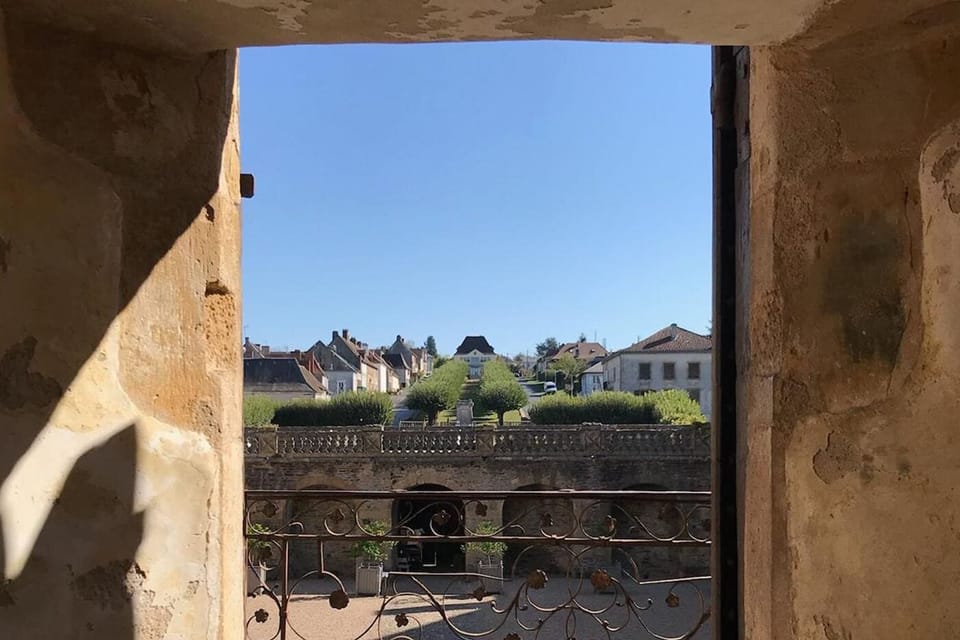 Village from chateau
