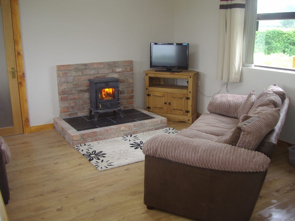 Living Area with Log Burner