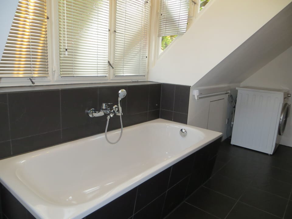 The bath tub and a washing machine including a dryer