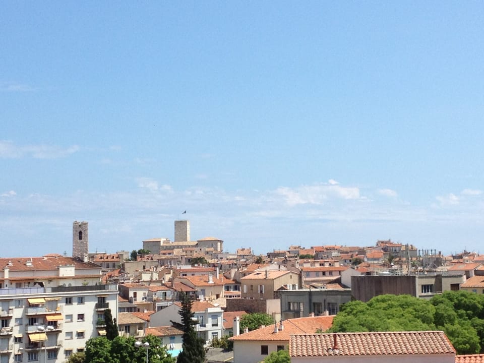 view on the charming old town from the terrace