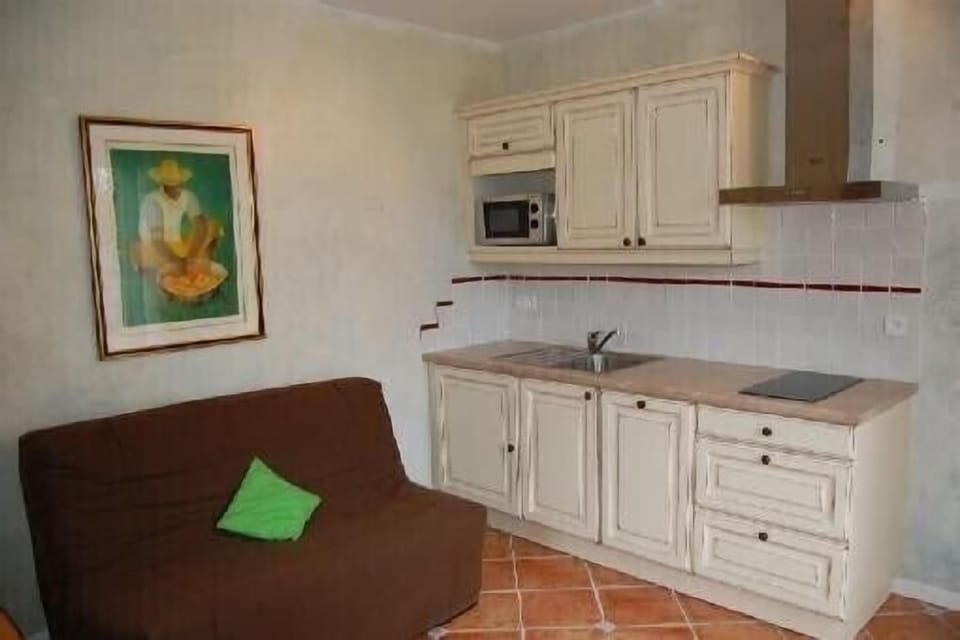 Second room with open plan kitchen and sofa bed