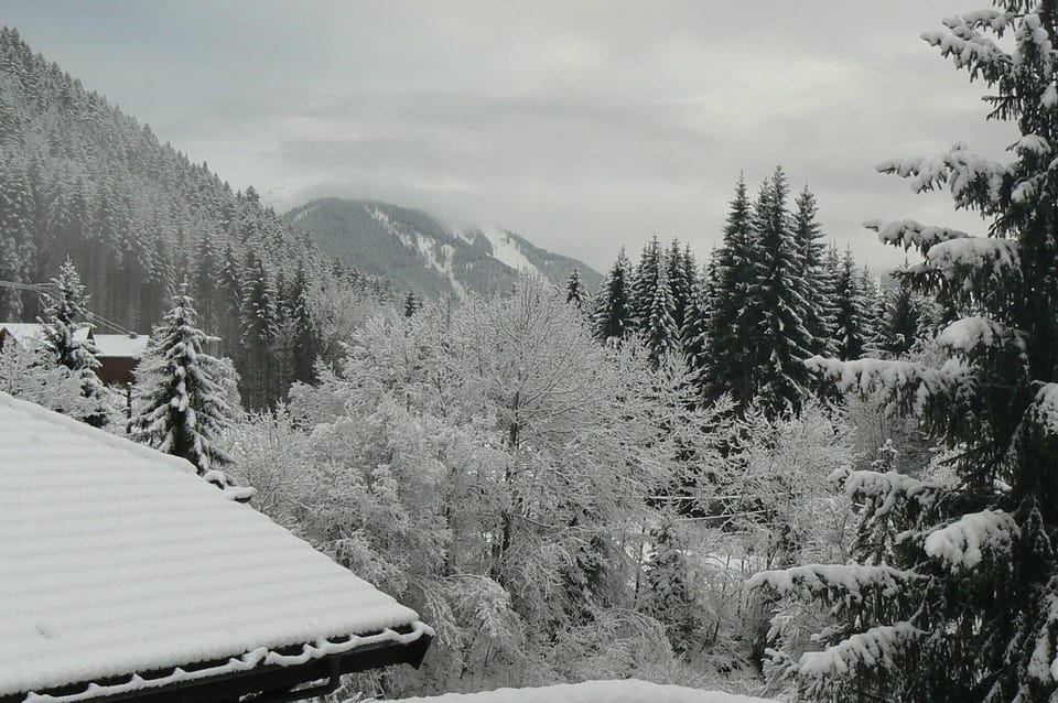Chalet located in the saddle point of Corbier 400m from the trails of Drouzin Chalet in Haute-Savoie