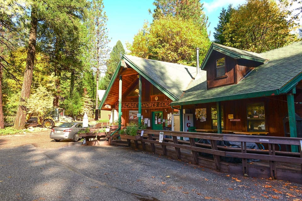 Cascade Shores general store and cafe is walking distance from the Lost Mine.