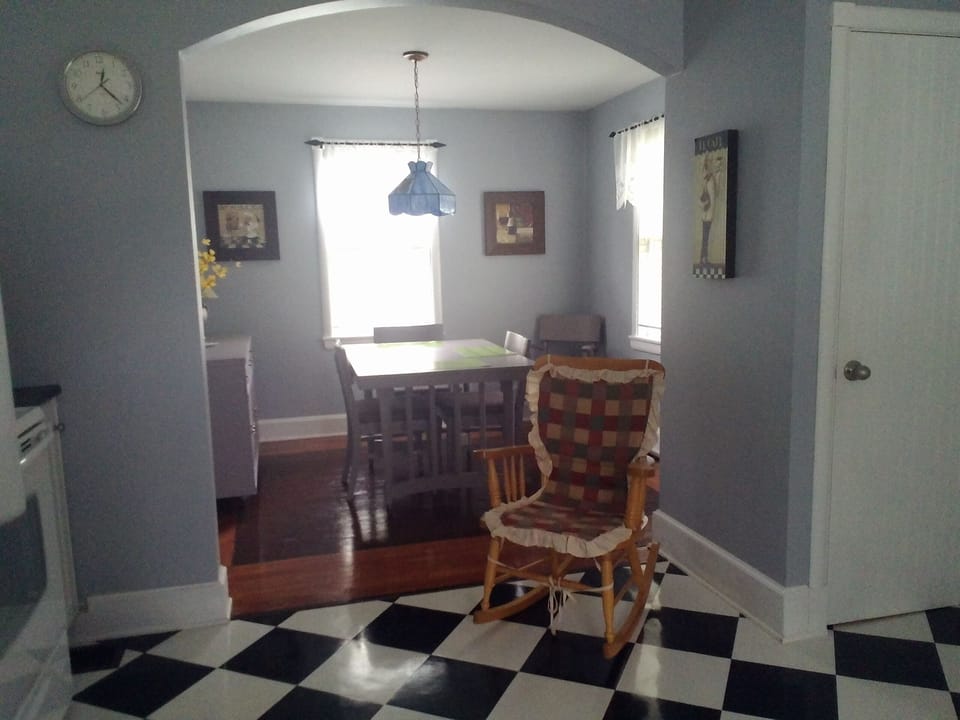 Cozy dining area
