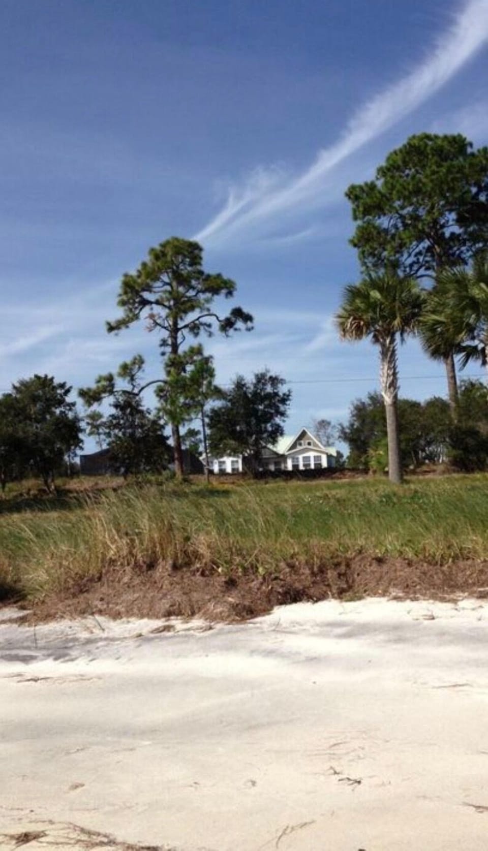 Bay front beach area (taken from our privately owned beach across from property)