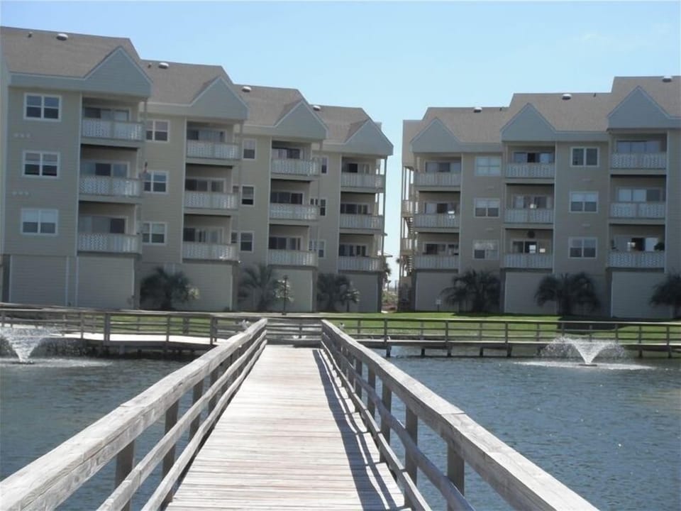 Baywatch condo buildings.