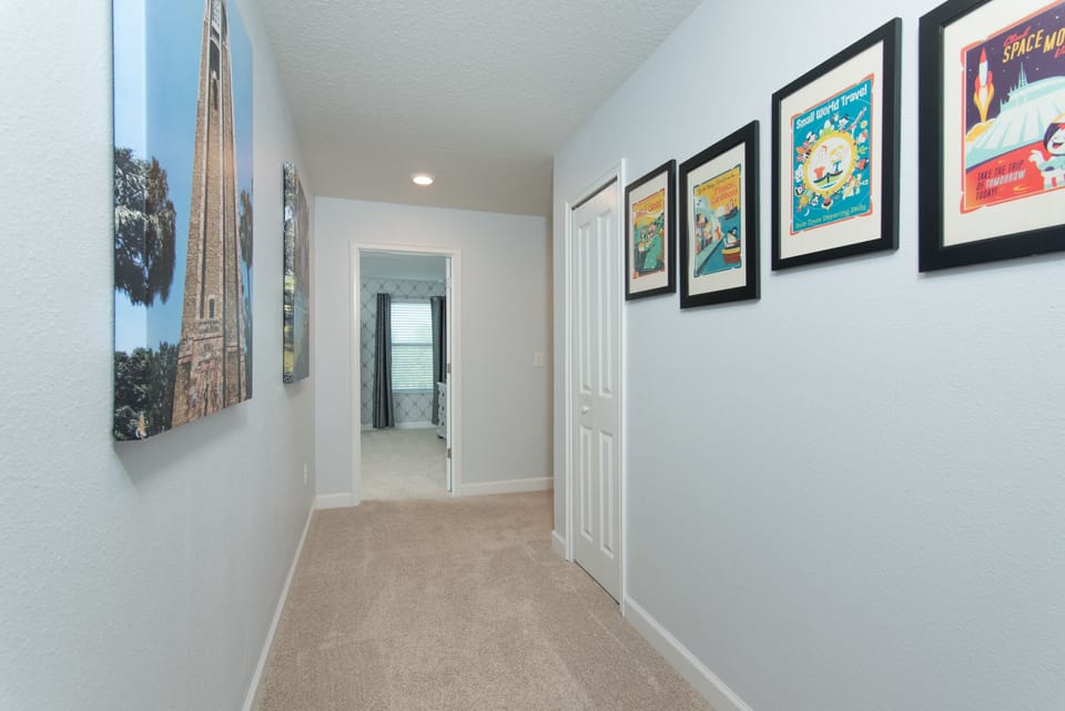 Hallway leading to main master bedroom on 2nd floor