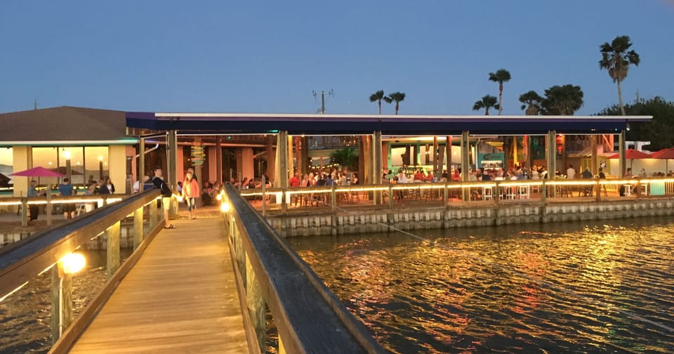 There's many great places to eat on the water, like Squid Lips, 7 min drive