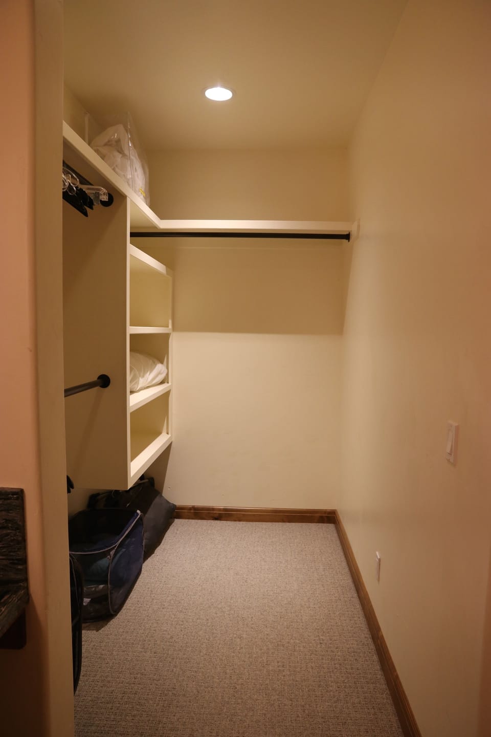 Large Walk In Master Bedroom Closet