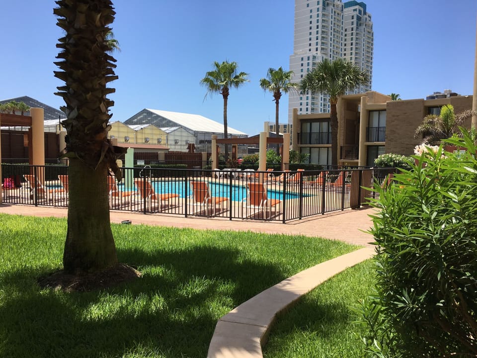 Pool Side...access from the 2 guest bedrooms