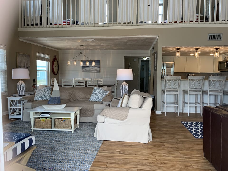 Spacious living space.