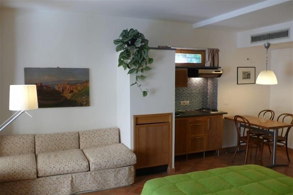 the kitchen