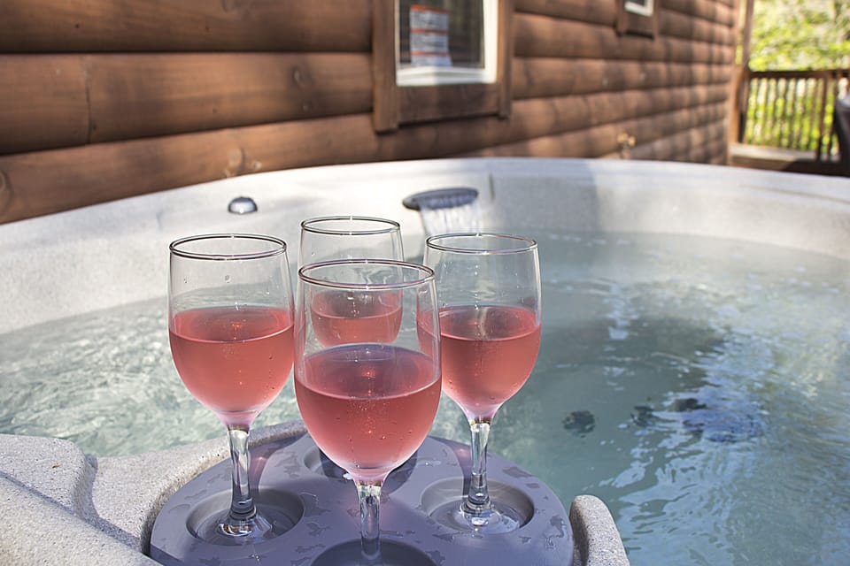 Lose track of time in the hot tub.