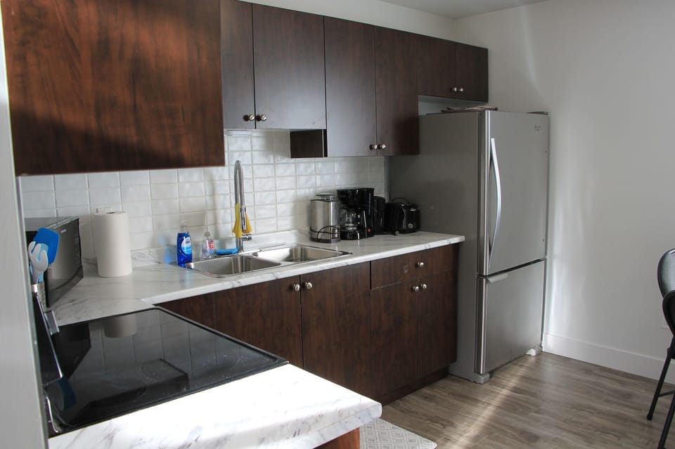 Well equipped kitchen 