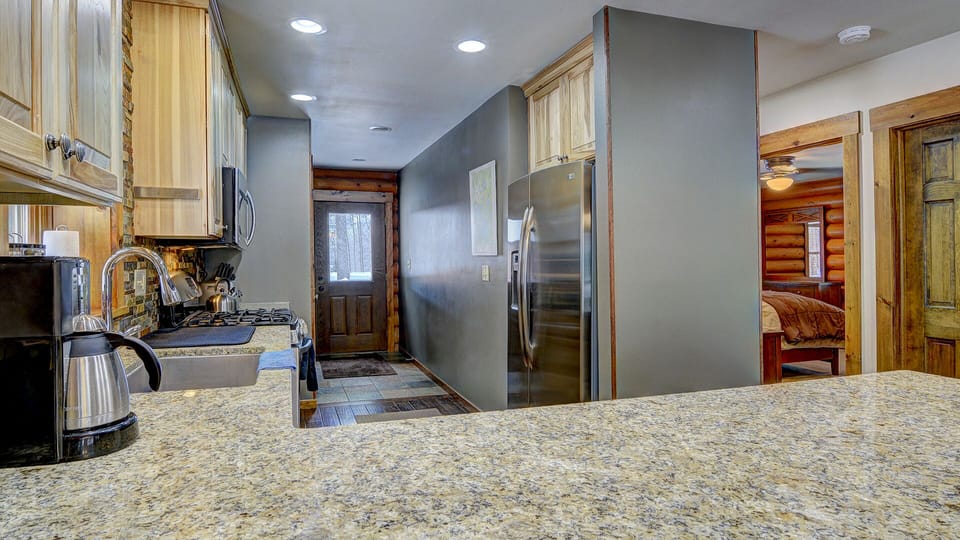Kitchen from breakfast bar