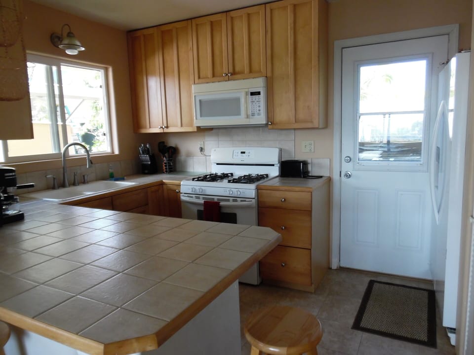Kitchen rear door