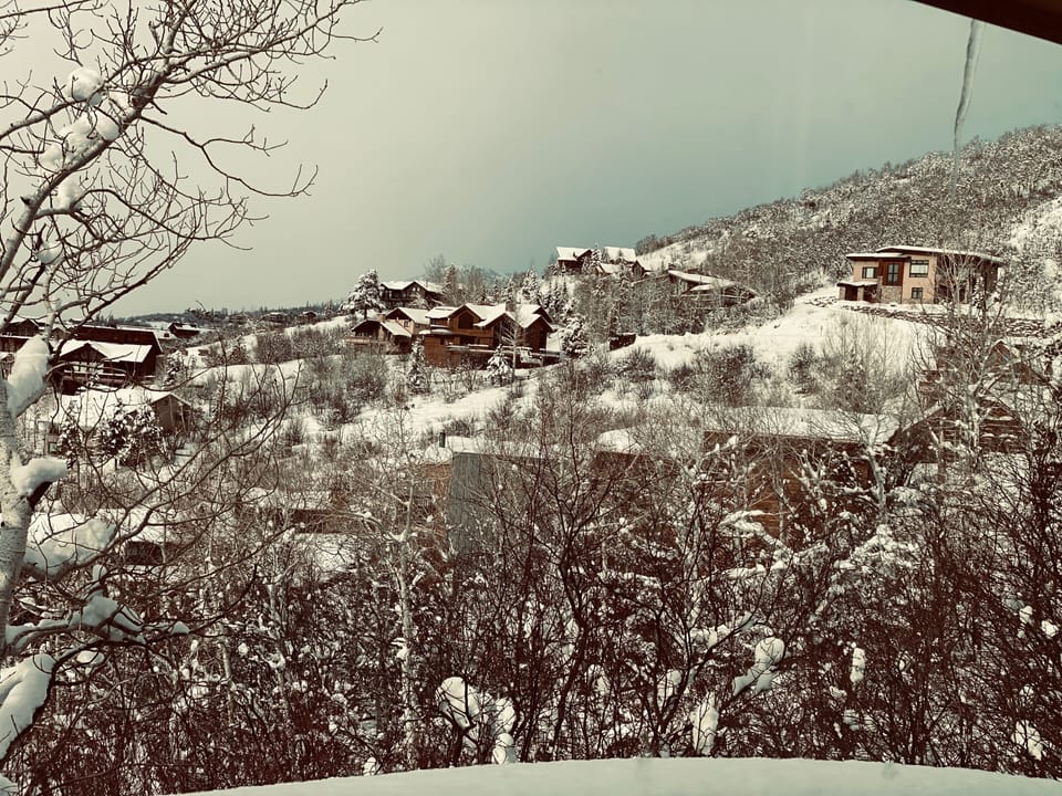 ski mountain view
