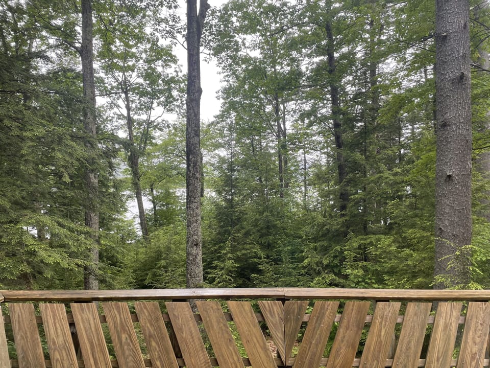 View from deck off Master Bedroom