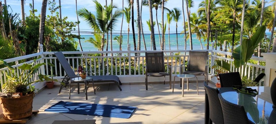 Oversized terrace to take in all the splendor of the Playa Ballenas beach scene