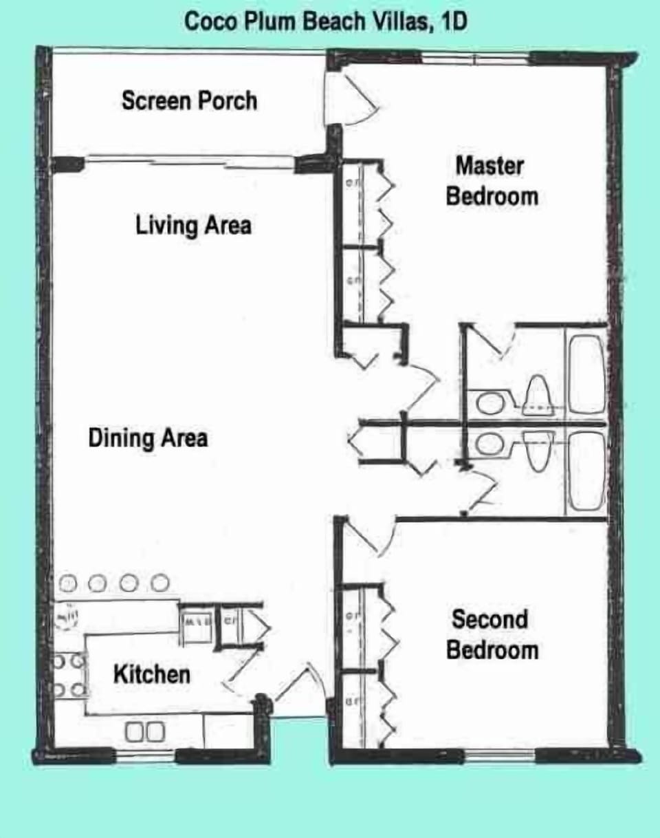 Floor Plan  1280 Sq Feet (aprox)