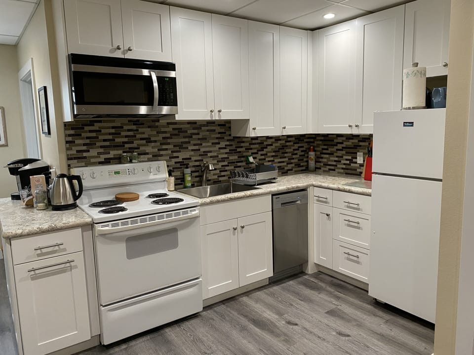 Kitchen in common area. 