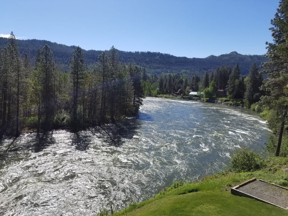 The Wenatchee River at it's highest!  